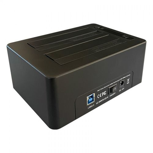 HDD D. Station dual bay LC-DOCK-U3-V 2xSSD/HDD Black, USB 3.0 slika 4