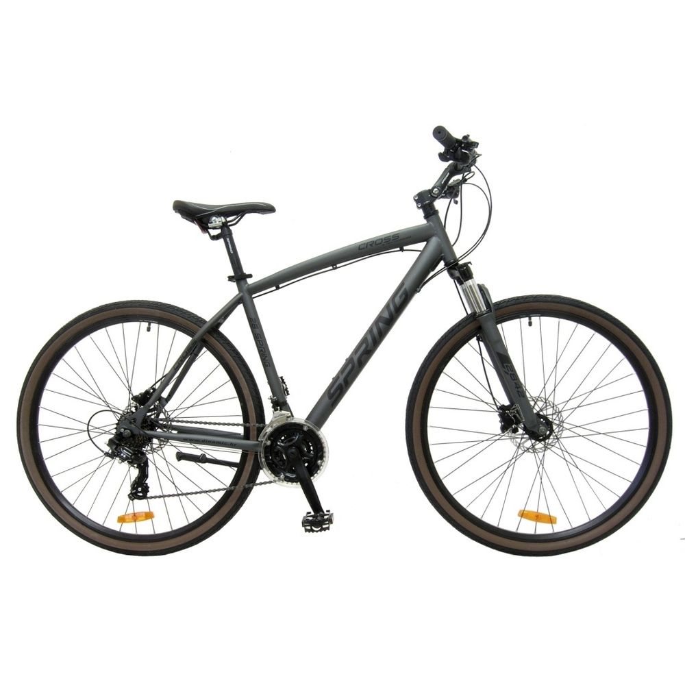 SPRING CROSS 28" L SIVO CRNI slika 1