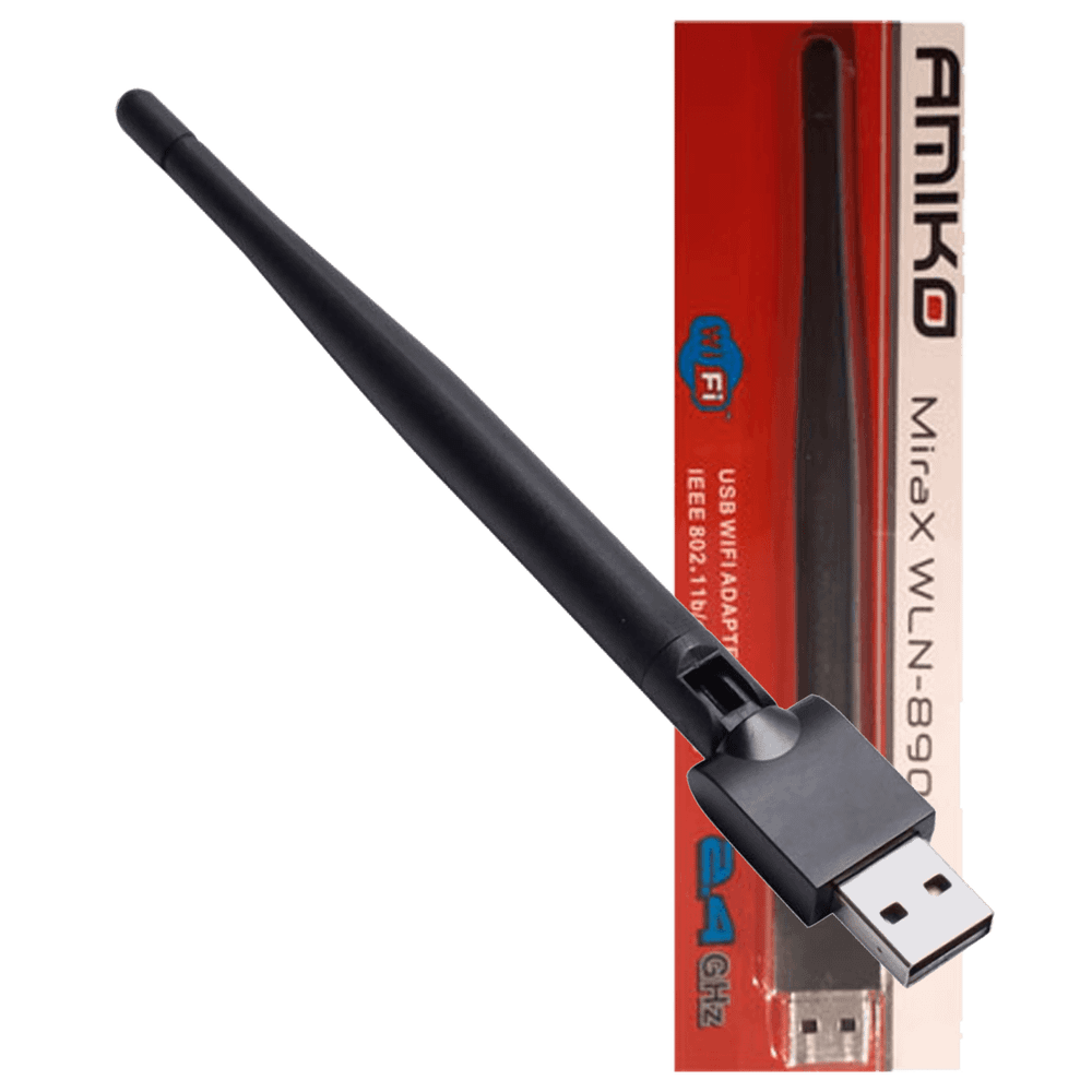 Amiko Wi-Fi mrežna kartica, USB, 2.4 GHz, 150 Mbps - WLN-890 slika 1