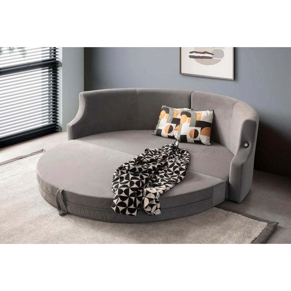 Trosjed Letto - Boja: Antracit slika 3