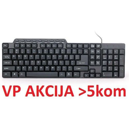 KB-UM-104 Gembird Multimedijalna tastatura US layout black USB slika 4