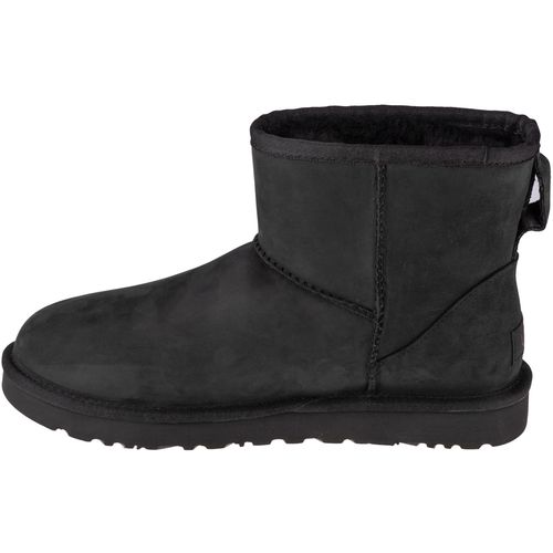 Ugg w classic mini leather 1016558-blk slika 6