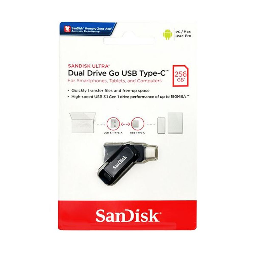 SANDISK USB 3.2 DUAL DRIVE GO TYPE-C 64GB slika 1