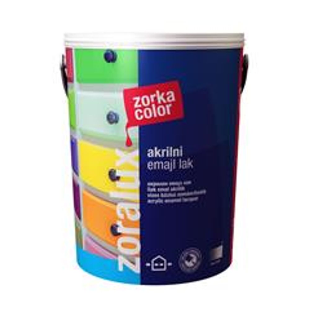 Akrilni Emajl Lak 0.70 L 1018 Zuta slika 1