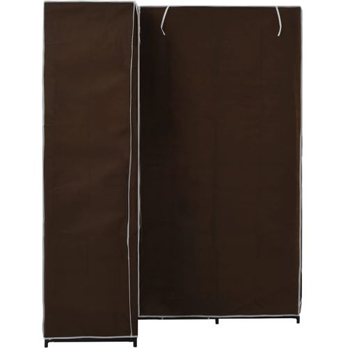 282450 Corner Wardrobe Brown 130x87x169 cm slika 29