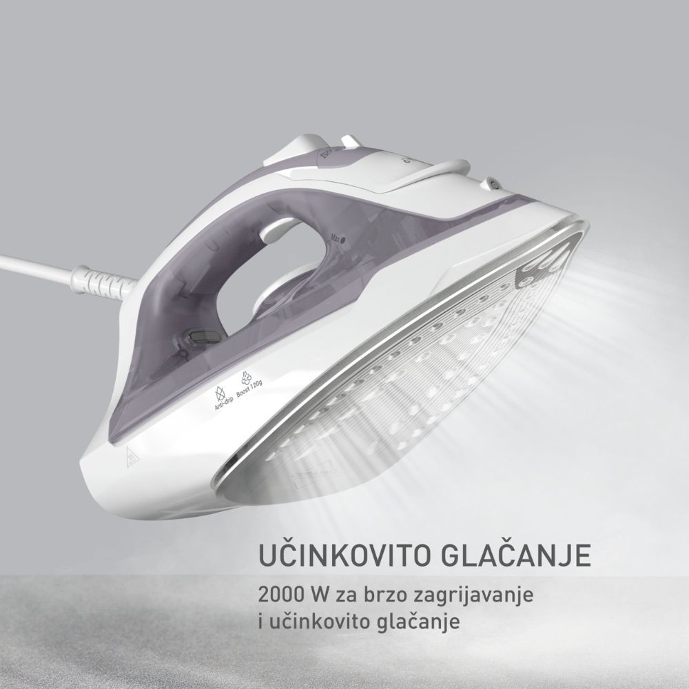 Tefal parno glačalo FV2C43E0 Steam Iron Virtuo 30 slika 3