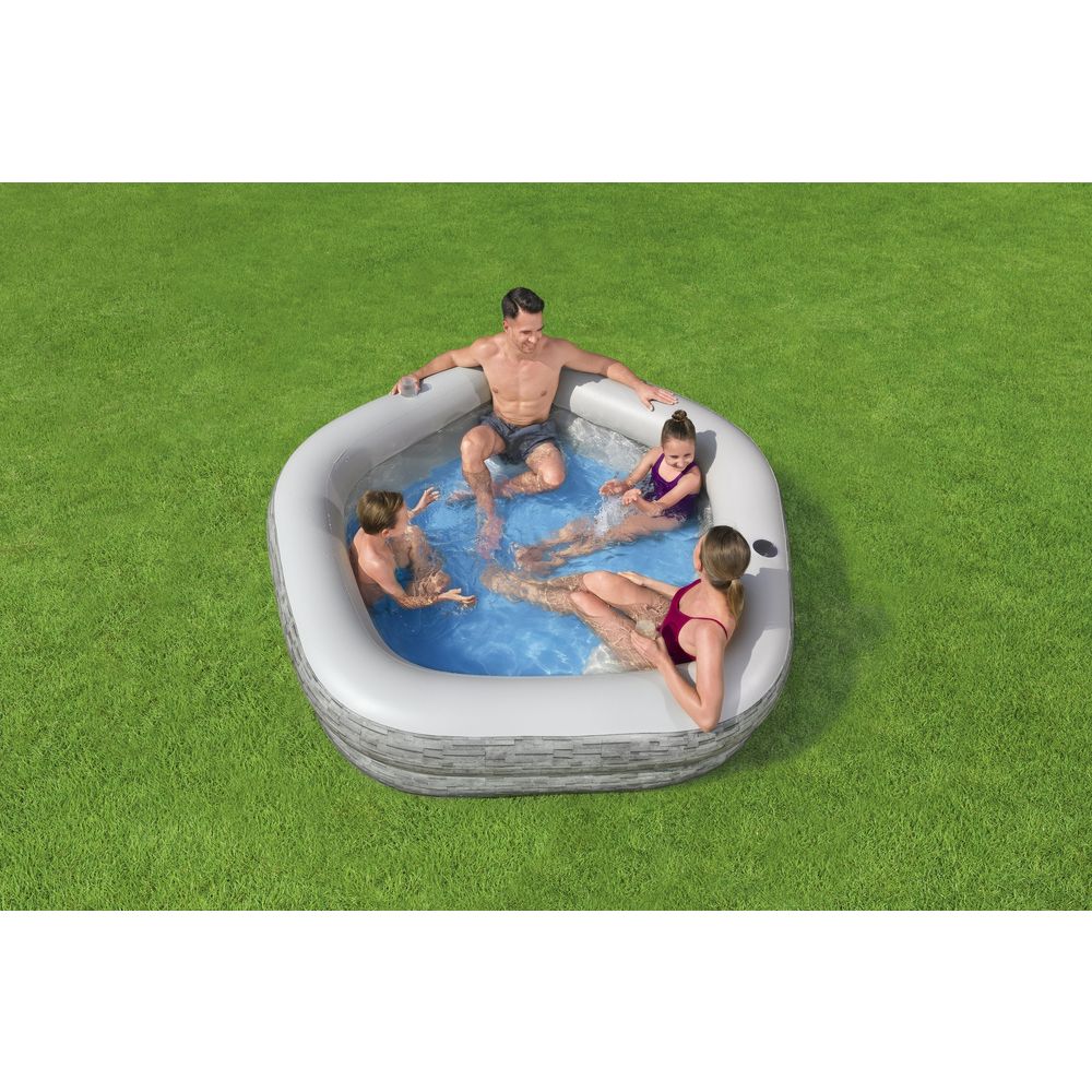 Bazen na napuhavanje 213x206x53 cm Bestway slika 5