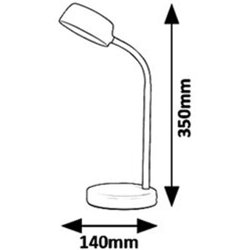 Rabalux Berry stona LED 4,5W, bela slika 2