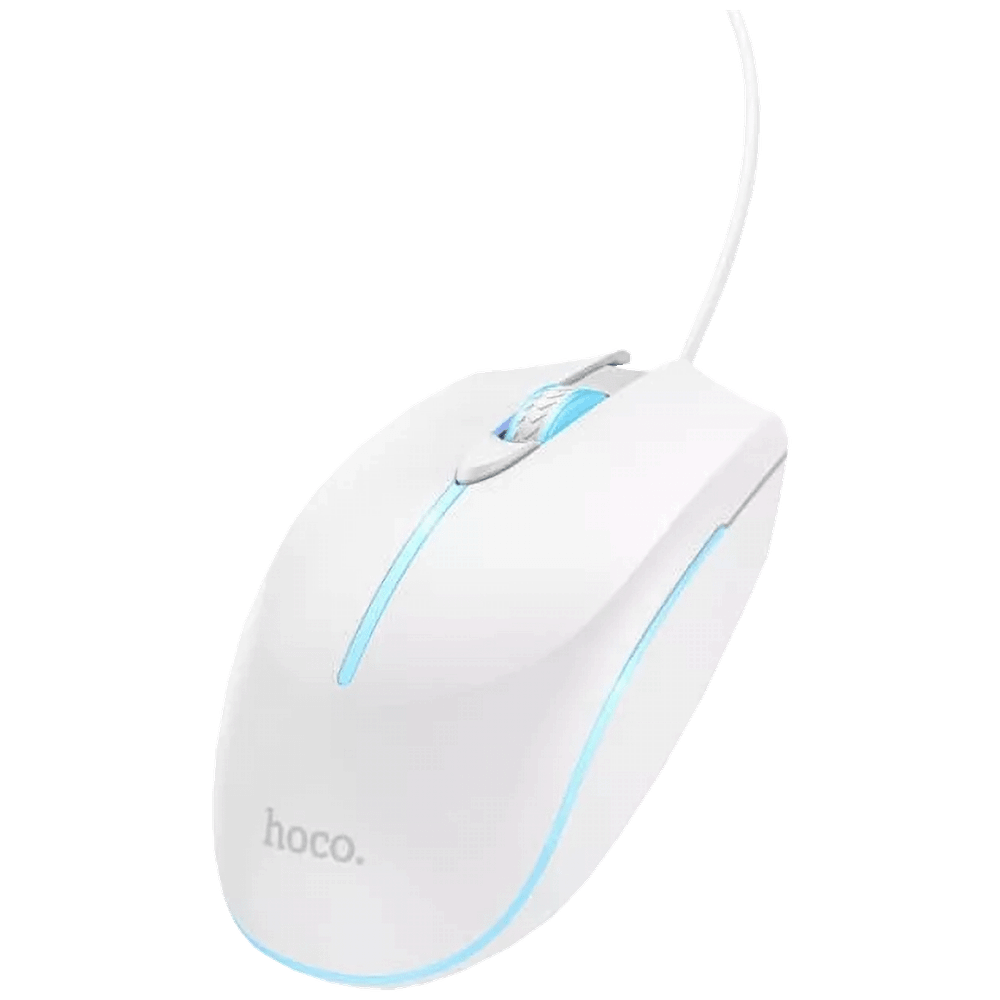 hoco. Gaming optički miš 2400 dpi - GM37, Wonderful White slika 1