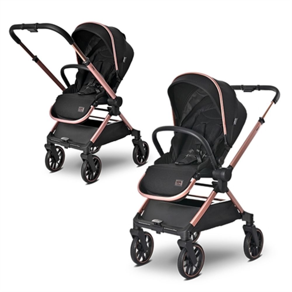 Lorelli Kolica za bebe Reya 3U1, Black Jasper slika 5