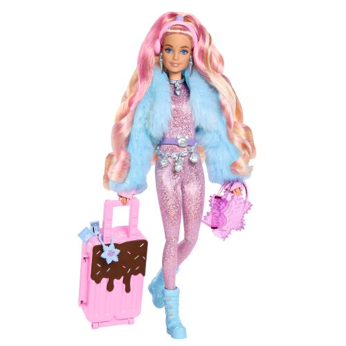 Barbie Extra lutka na putovanju - Snijeg (plava) slika 1