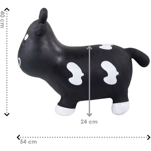 Gumena crna kravica za skakanje 57cm slika 1