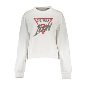 GUESS JEANS SWEATSHIRT WITHOUT ZIP WOMAN WHITE