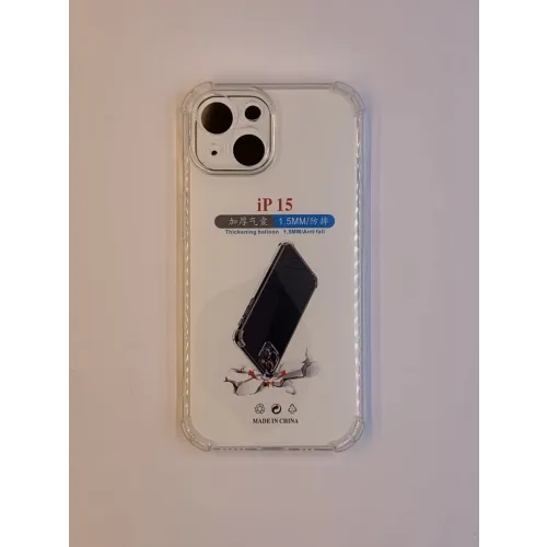 Maska za iPhone 15 transparent sa ojačanim ivicama slika 1