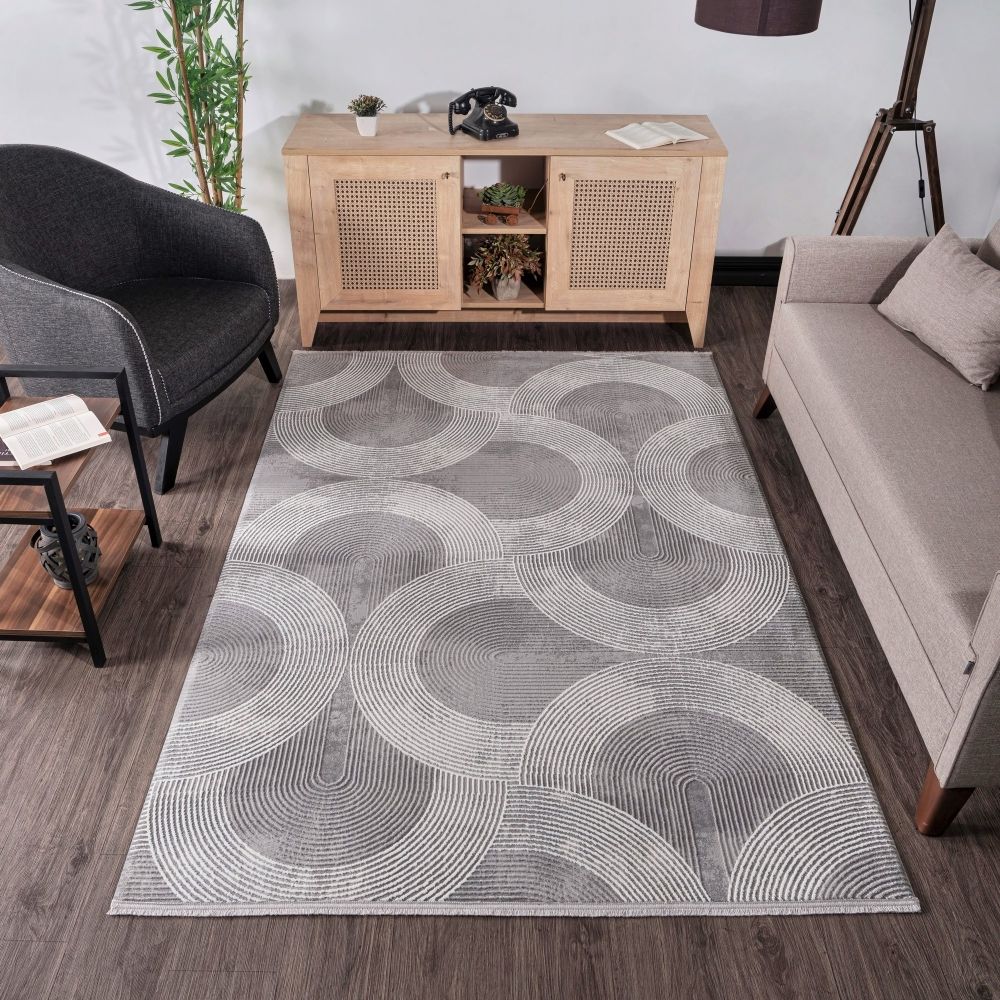 Sivi Tepih Leo 2961 (120 x 180 cm) slika 1