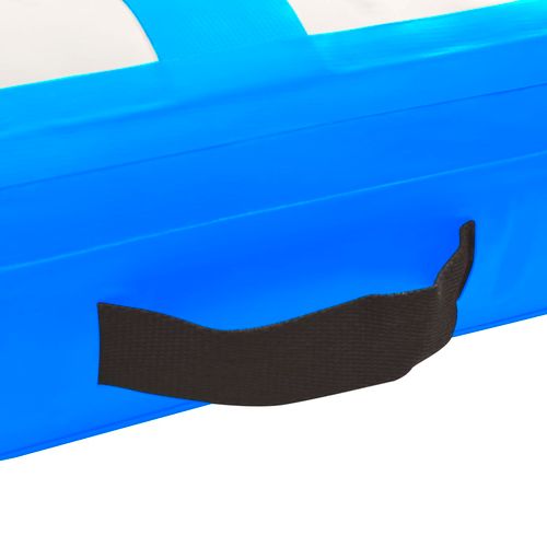 Strunjača na napuhavanje s crpkom 500 x 100 x 20 cm PVC plava slika 6