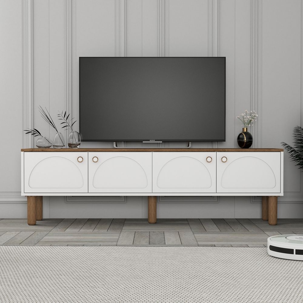TV Stalak Bohem 850 u Bijeloj Boji slika 1