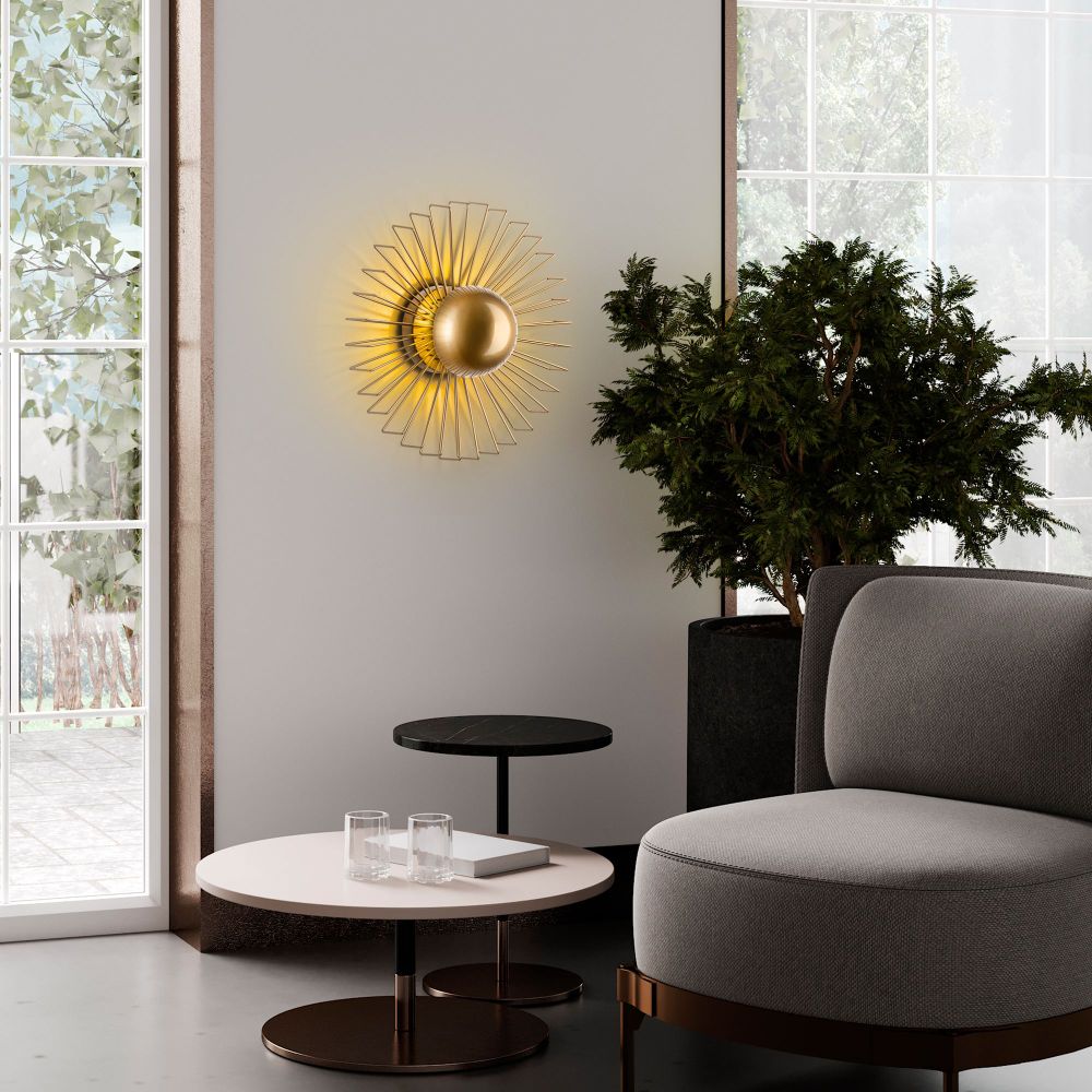 Zidna Lampa Kaya - 15231 - M, boje: Zlato slika 3