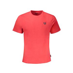 GIAN MARCO VENTURI MEN'S RED SHORT SLEEVE T-SHIRT