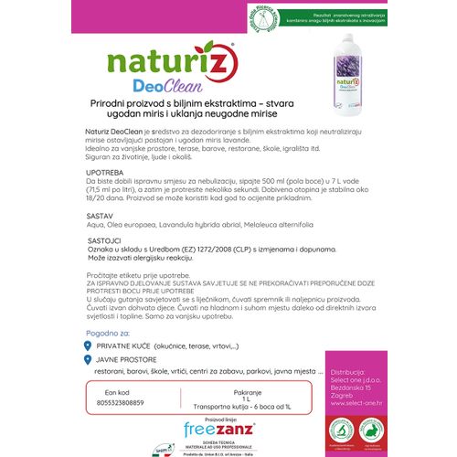 Naturiz DeoClean (1L) slika 2