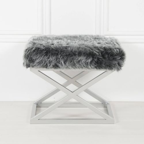 Capraz Plush - Silver, Grey Silver
Grey Pouffe slika 1