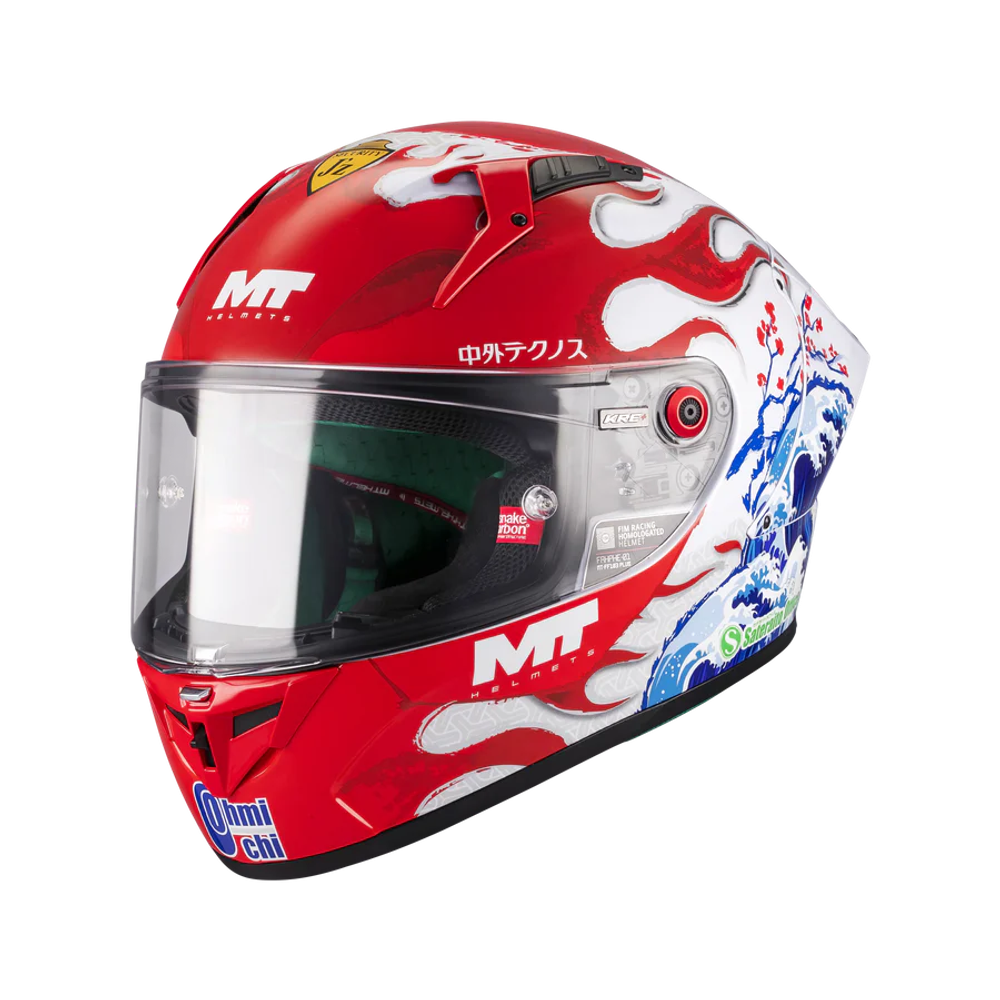 MT Helmets vizir za moto kacigu Kre+S Yamanaka 2025 A5 Gloss slika 7
