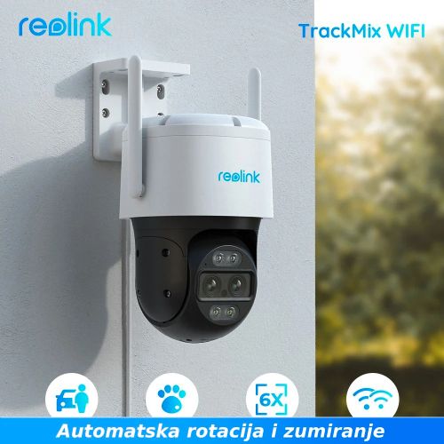 Reolink vanjska 8MP kamera s dvije leće TrackMix WiFi slika 1