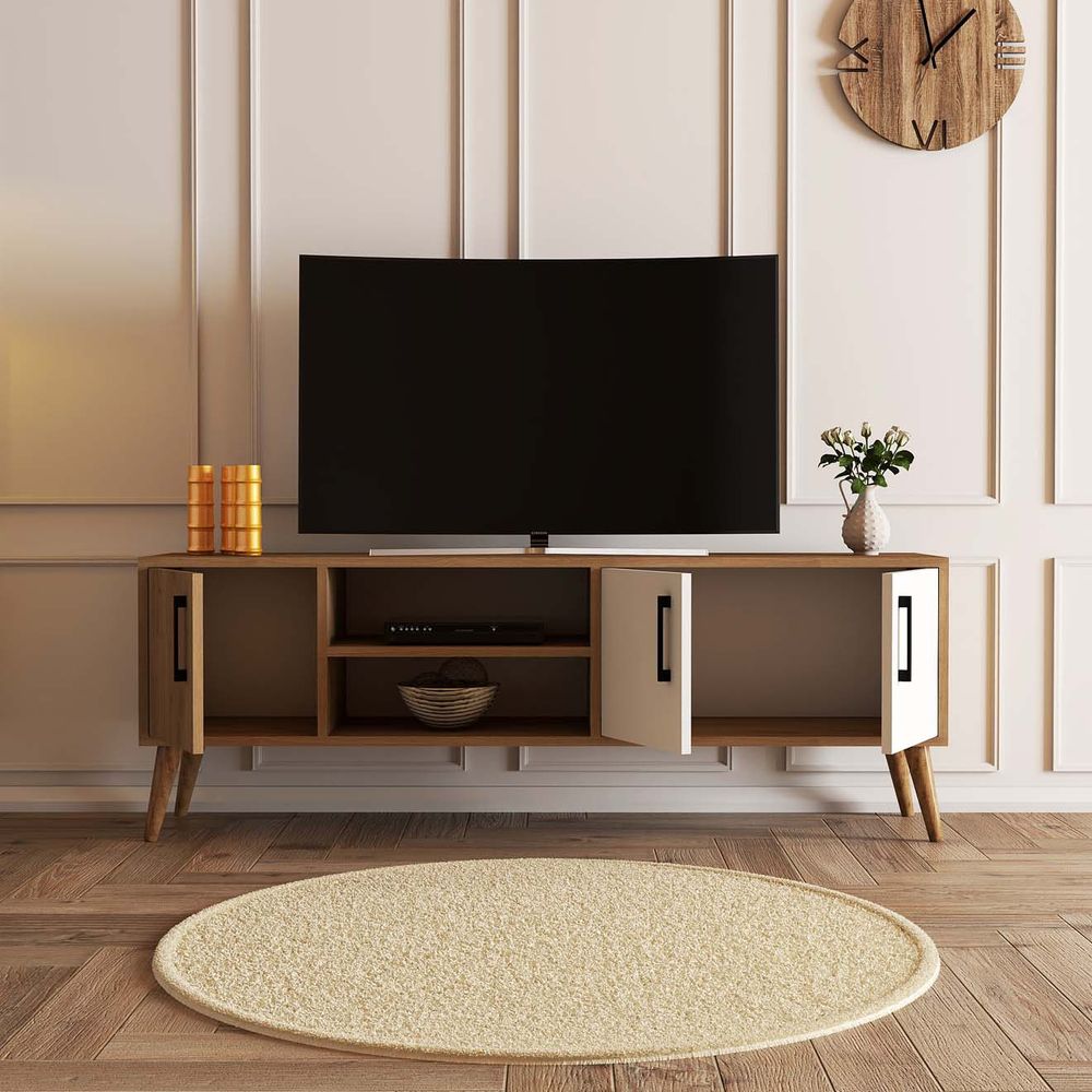 Exxen - 1584 Hrast Bijeli TV Stalak slika 3