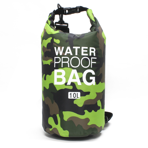 Vodootporna suva torba EL1 10L army zelena slika 1
