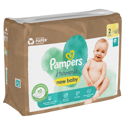 Pampers Harmonie Baby pelene, veličina 2 slika 1