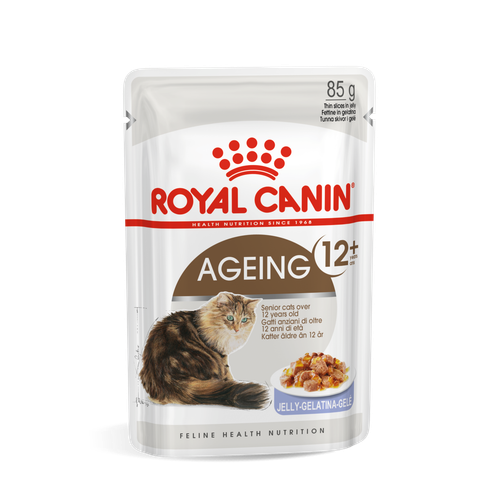 ROYAL CANIN FHN Ageing 12+ Jelly, potpuna hrana u vrećici za  odrasle mačke starije od 12 godina, komadići u želeu, 12x85 g slika 1