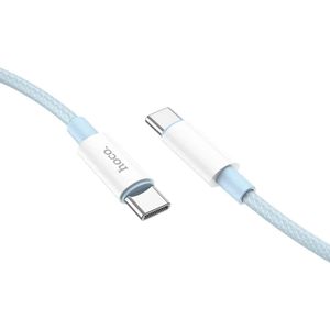 HOCO - podatkovni kabel (X68 True Color) - USB Type-C na USB Type-C 100W 3A, 200 cm - plavi