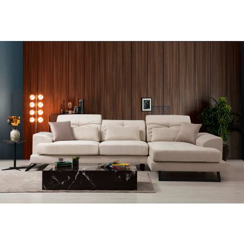 Atelier Del Sofa Frido Ugao Desno (L3+Chl) - Ekrü Boja slika 2