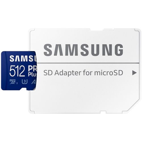 Samsung Memorijska kartica PRO PLUS MicroSDXC 512GB U3 + SD Adapter MB-MD512SA slika 1