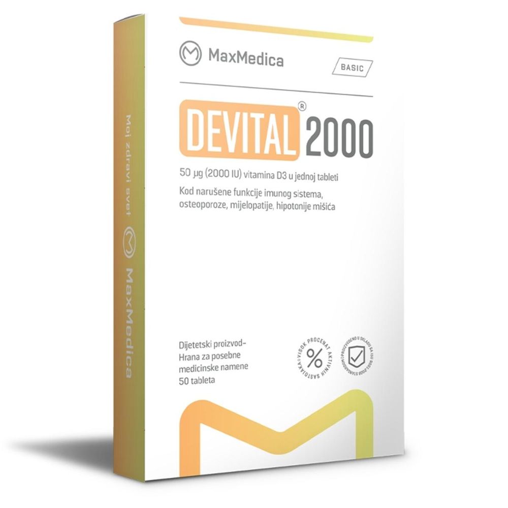 Max Medica Devital 2000 IJ Tablete A50 slika 1