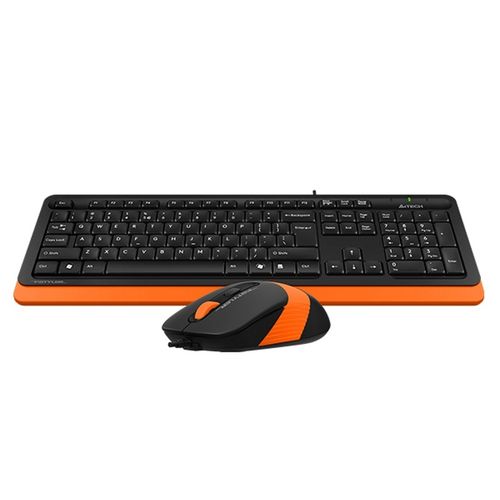 A4 TECH Žična tastatura i miš F1010 Fstyler (Crna/Narandžasta) slika 2