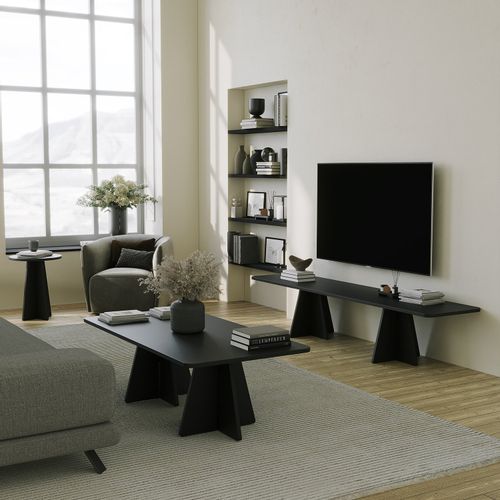 Mushroom - Black Black Coffee Table slika 3