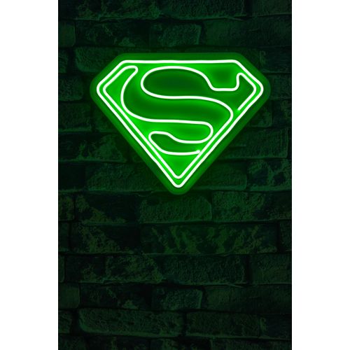 Wallity Ukrasna plastična LED rasvjeta, Superman - Green slika 2