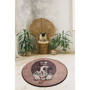 Conceptum Hypnose Tepih (140 cm), Pugs - Coffee