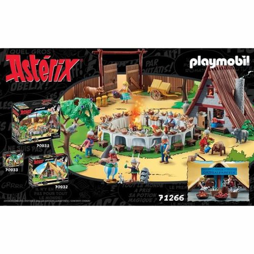 Playset Playmobil Astérix: Koliba Ordralfabetix 71266 - 73 Dijelova slika 4