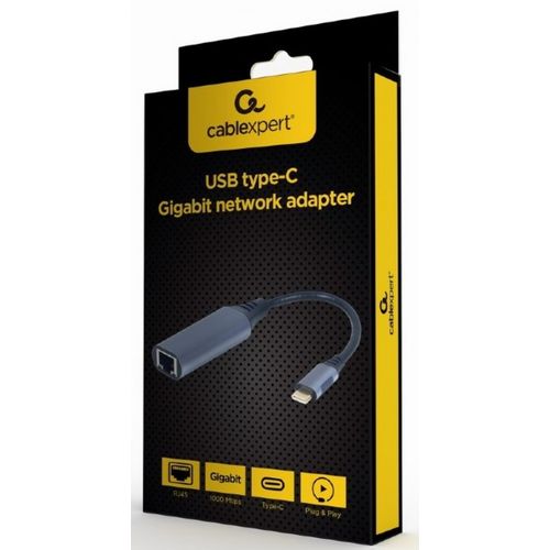 A-USB3C-LAN-01 Gembird USB type-C Gigabit network adapter, space grey (alt A-USB3AC-LAN-01) slika 2