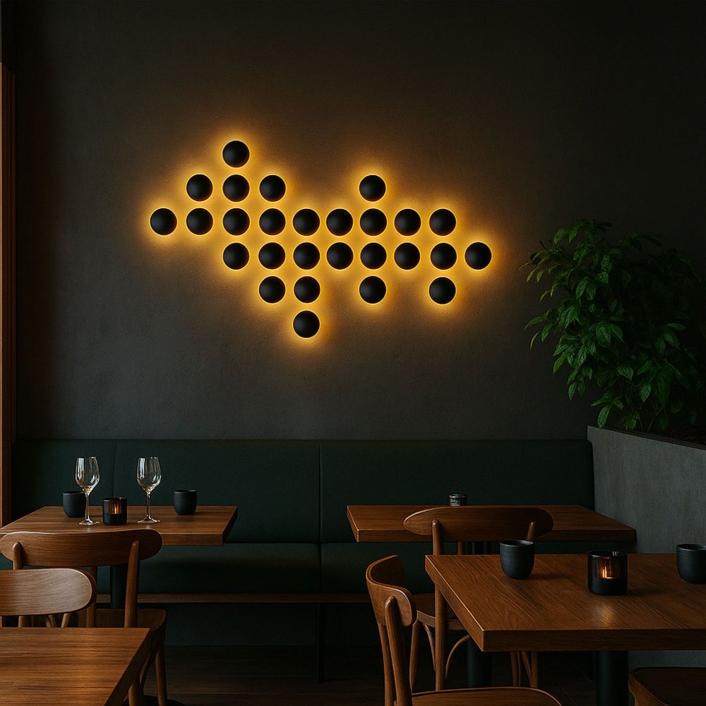 Zidna Lampa Fungal - 13361 - A, Crna slika 3