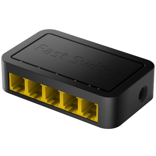 Cudy FS105D LAN 5-Port 10/100 Switch auto-negotiation RJ45 ports (alt S105 ) slika 2