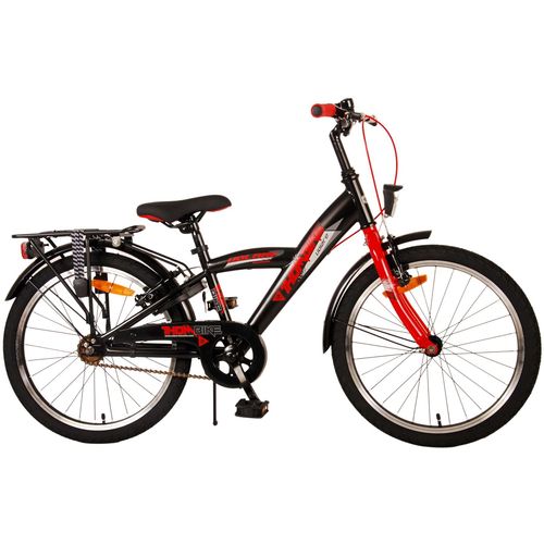Volare Thombike 20" dječji bicikl s dvije ručne kočnice crno-crveni slika 2