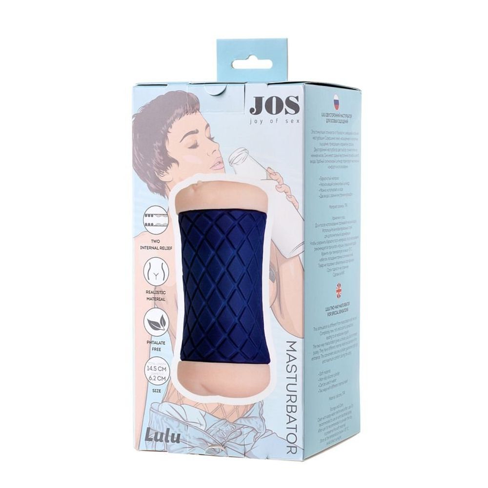 Dvostrani masturbator vagina i anus Jos Lulu 14,5cm Toyfa slika 6