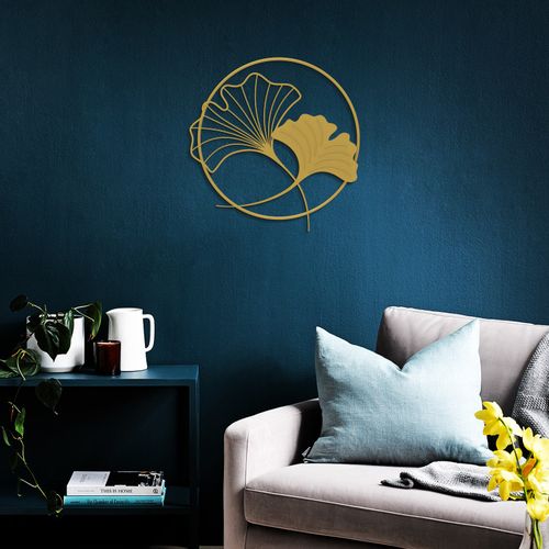 Wallity Metalna zidna dekoracija Ginkgo Leaf Metal Wall Art - APT620 slika 2