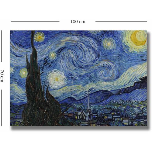 70100VANGOGH074 Multicolor Decorative Canvas Painting slika 3