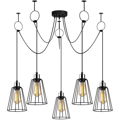 Tel - 6656 Black Chandelier slika 5