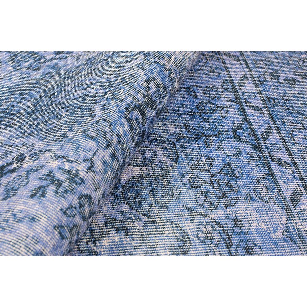 Tamno Plavi Višebojni Tepih Dorian Chenille - AL 157 (140 x 190 cm) slika 5