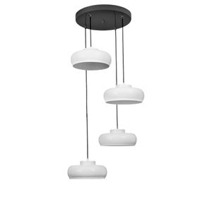Opviq Luster 112, Bijela, Crna
